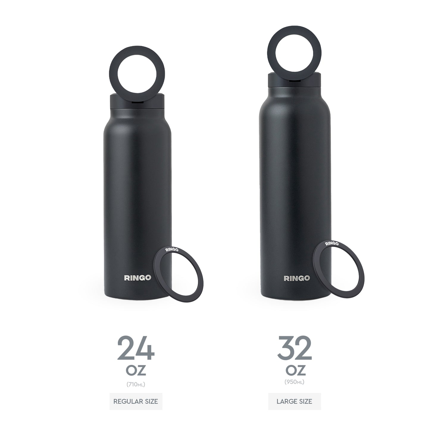 Ringo Water Bottle + Free Magnetic Booster Ring