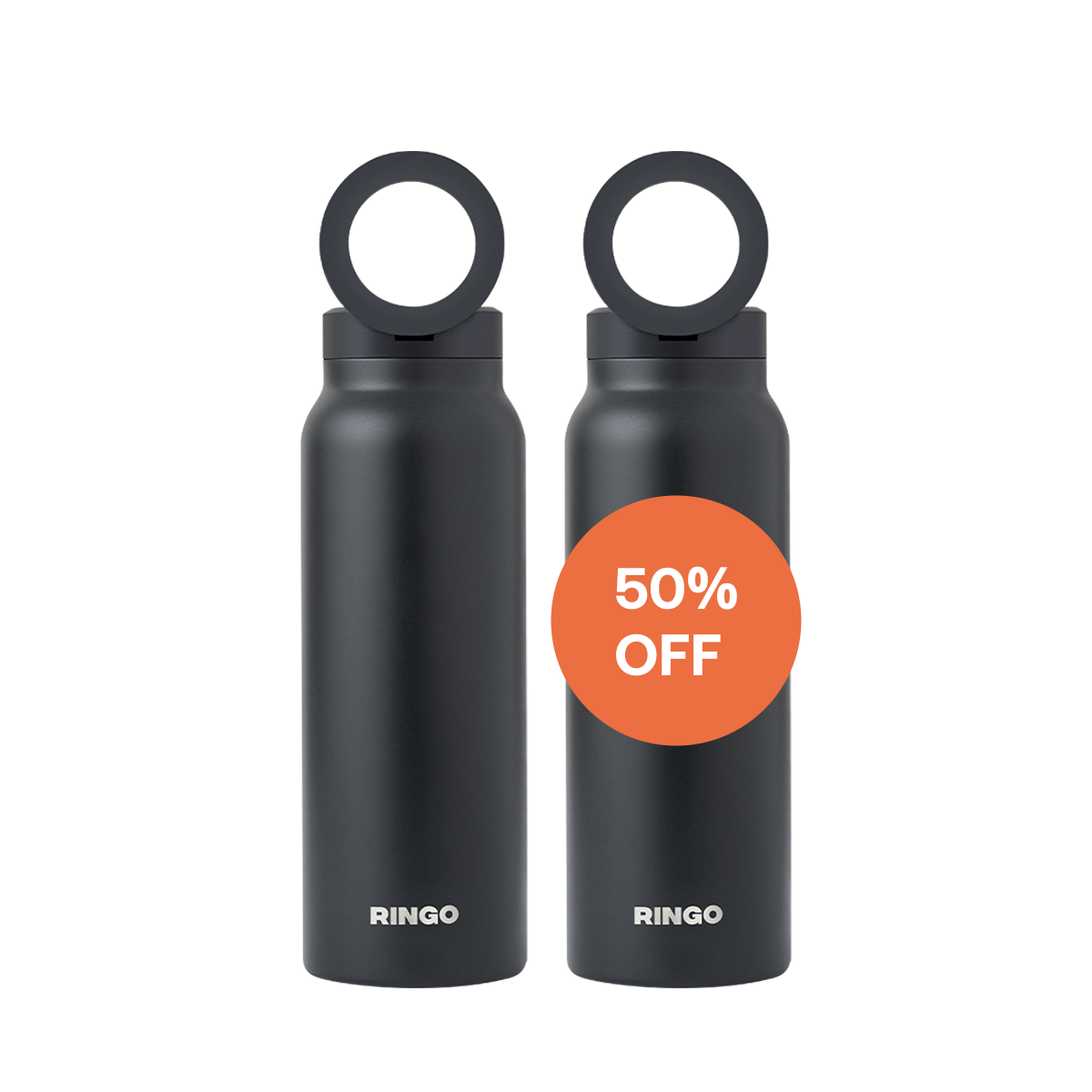 Ringo Water Bottle + Magnetic Booster Ring
