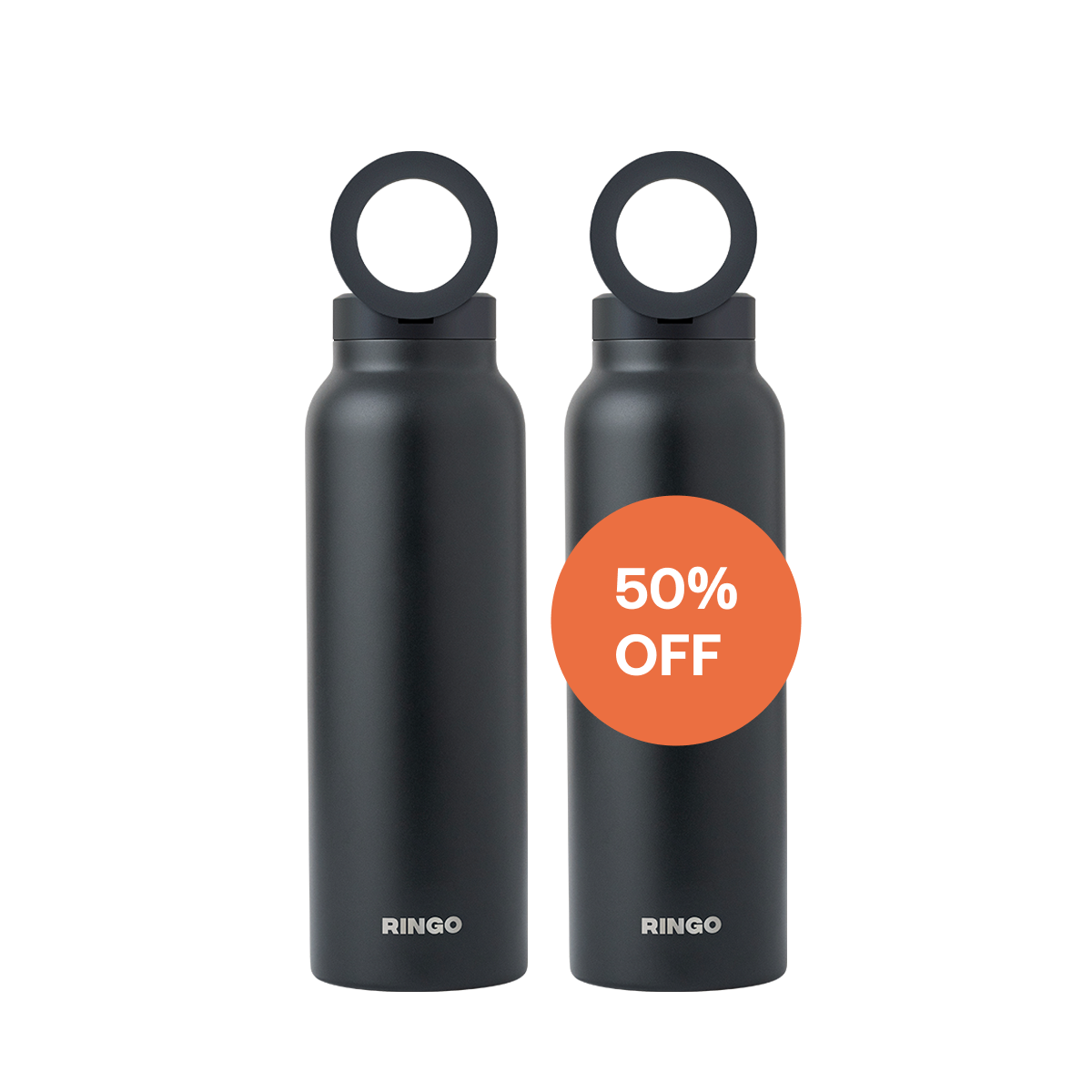 Ringo Water Bottle + Magnetic Booster Ring
