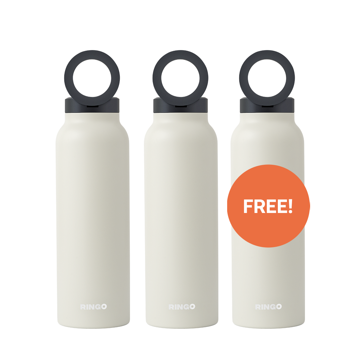 Ringo Water Bottle + Magnetic Booster Ring