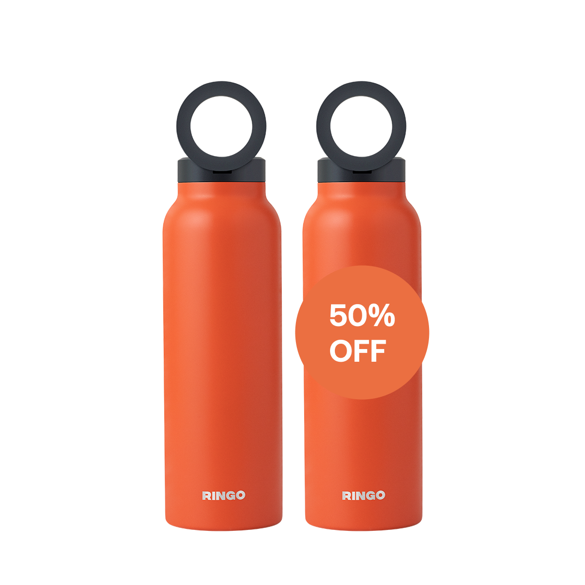 Ringo Water Bottle + Magnetic Booster Ring